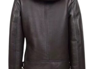 Alternative view of B3 Sheepskin Leather Hooded Jacket