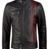 Black-Cafe-Racer-Leather-Jacket-with-Strips