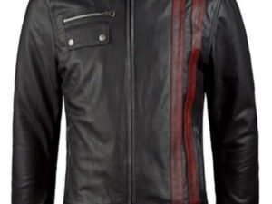 Black-Cafe-Racer-Leather-Jacket-with-Strips