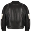 Bomber-Cropped-Black-Leather-Racer-Jacket