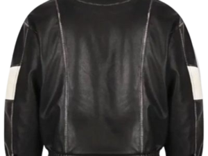 Bomber-Cropped-Black-Leather-Racer-Jacket