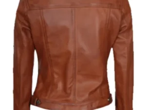 Alternative view of Classic Vintage Brown Trucker Jacket Women’s