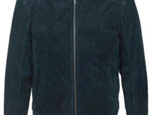 Men Casual Style Emerald Green Bomber Jacket
