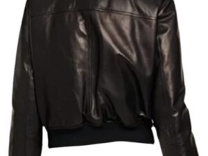 Alternative view of Women’s RAF Bomber Black Leather Bomber Jacket