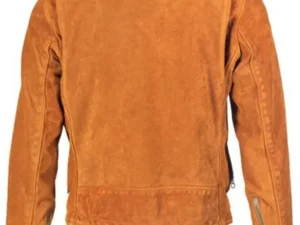 Alternative view of Men’s Brown Suede Biker Jacket