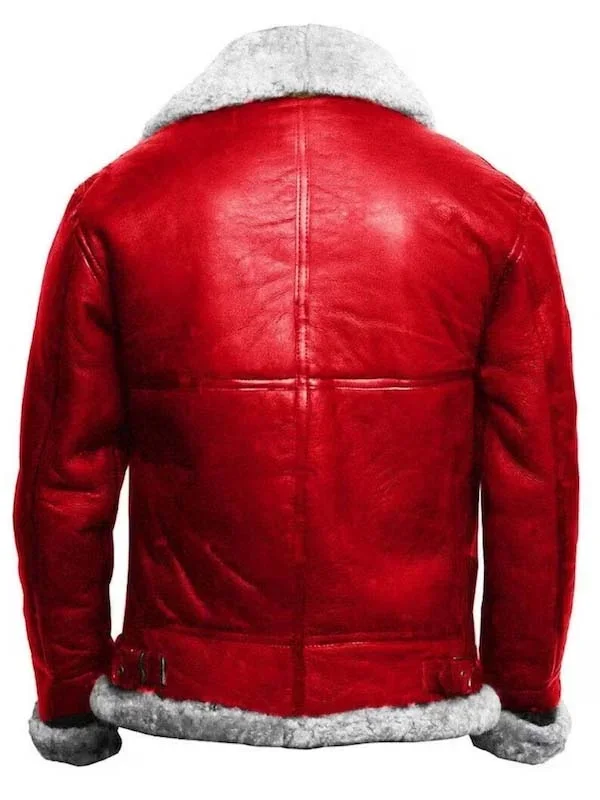 Alternative view of Mens Red Shearling Jacket